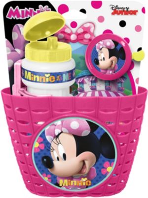 Set Körbchen Trinkflasche Klingel Minnie