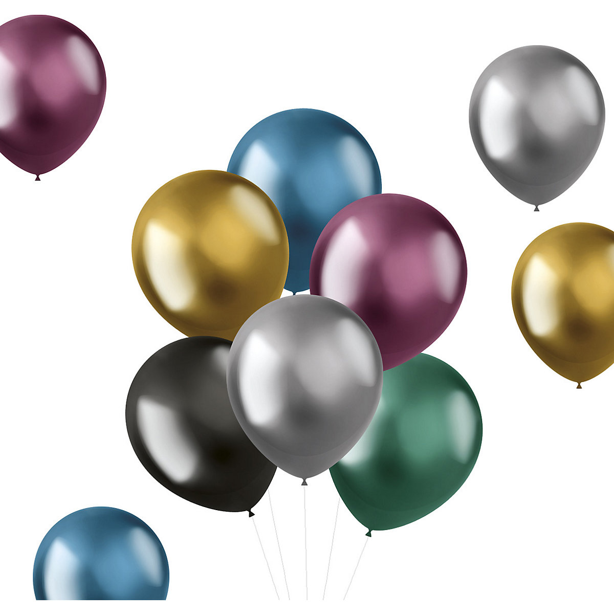 Folat Luftballons Shine Intense 33 cm 50 Stück