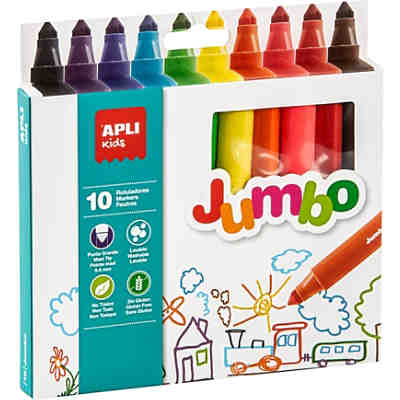 Jumbo Fasermaler, 10 Farben