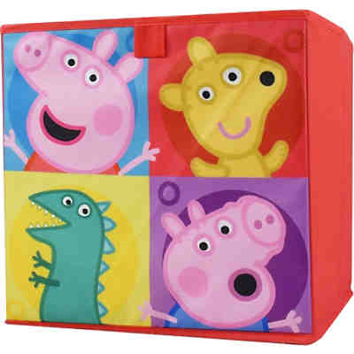 Faltbare Aufbewahrungsbox, 30 x 30 cm, Peppa Pig