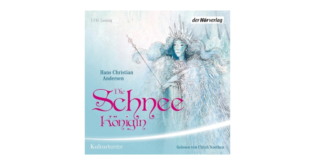 Die Schneekönigin, 1 Audio-CD Hörbuch