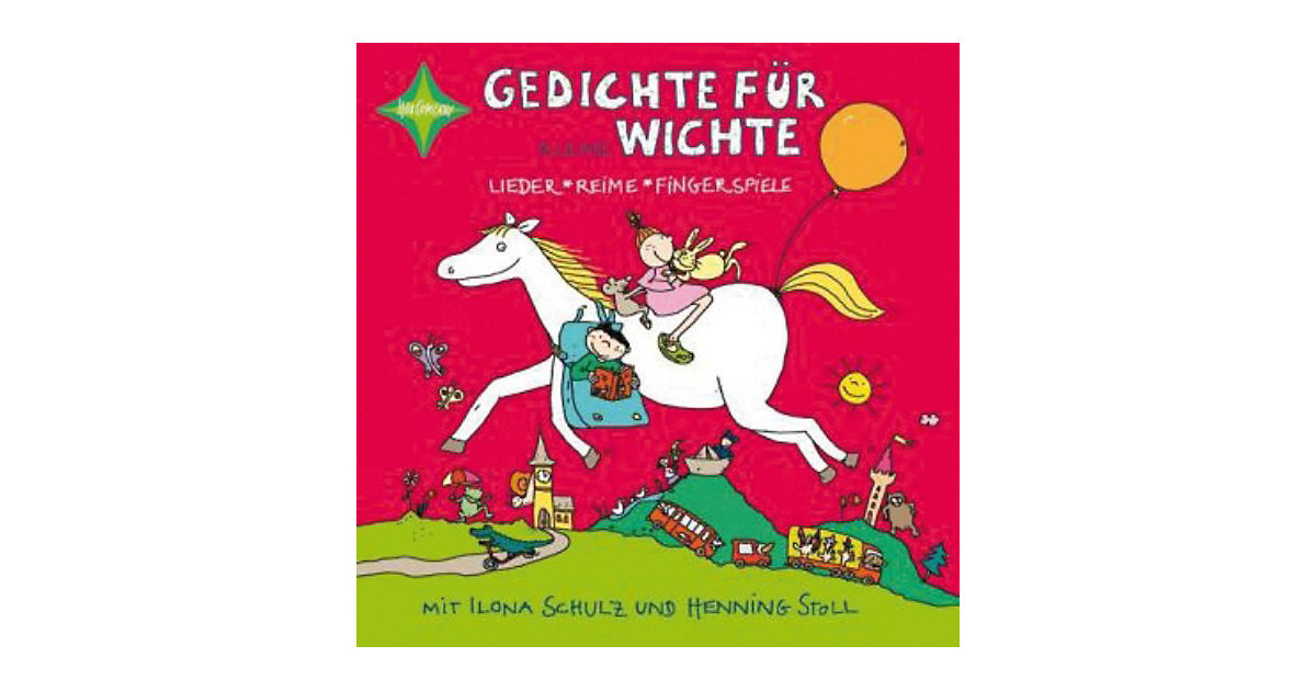Gedichte kleine Wichte, 1 Audio-CD Hörbuch Kleinkinder