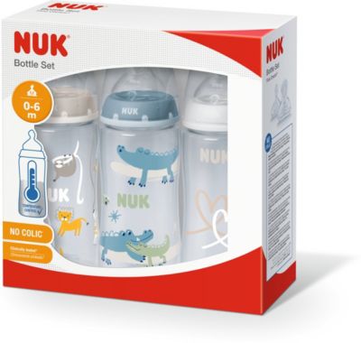 NUK nuk first choice+Babyflasche Aus Glas Mit Temperaturkontrollanzeige 240 ml 