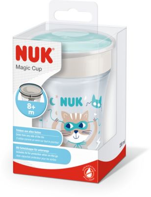 NUK Magic Cup Trinklernbecher auslaufsicherer 360°-Trinkrand 8 Monate 230ml 