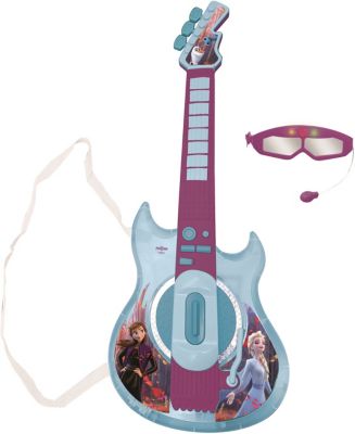 REIG 2685 Ladybug elektrische Gitarre mit Mikrofon