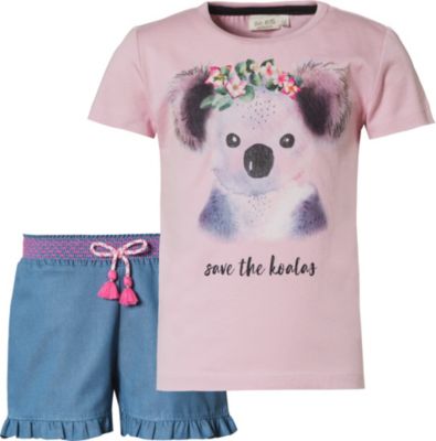 Set T-Shirt + Bermuda für Mädchen von ZAB kids