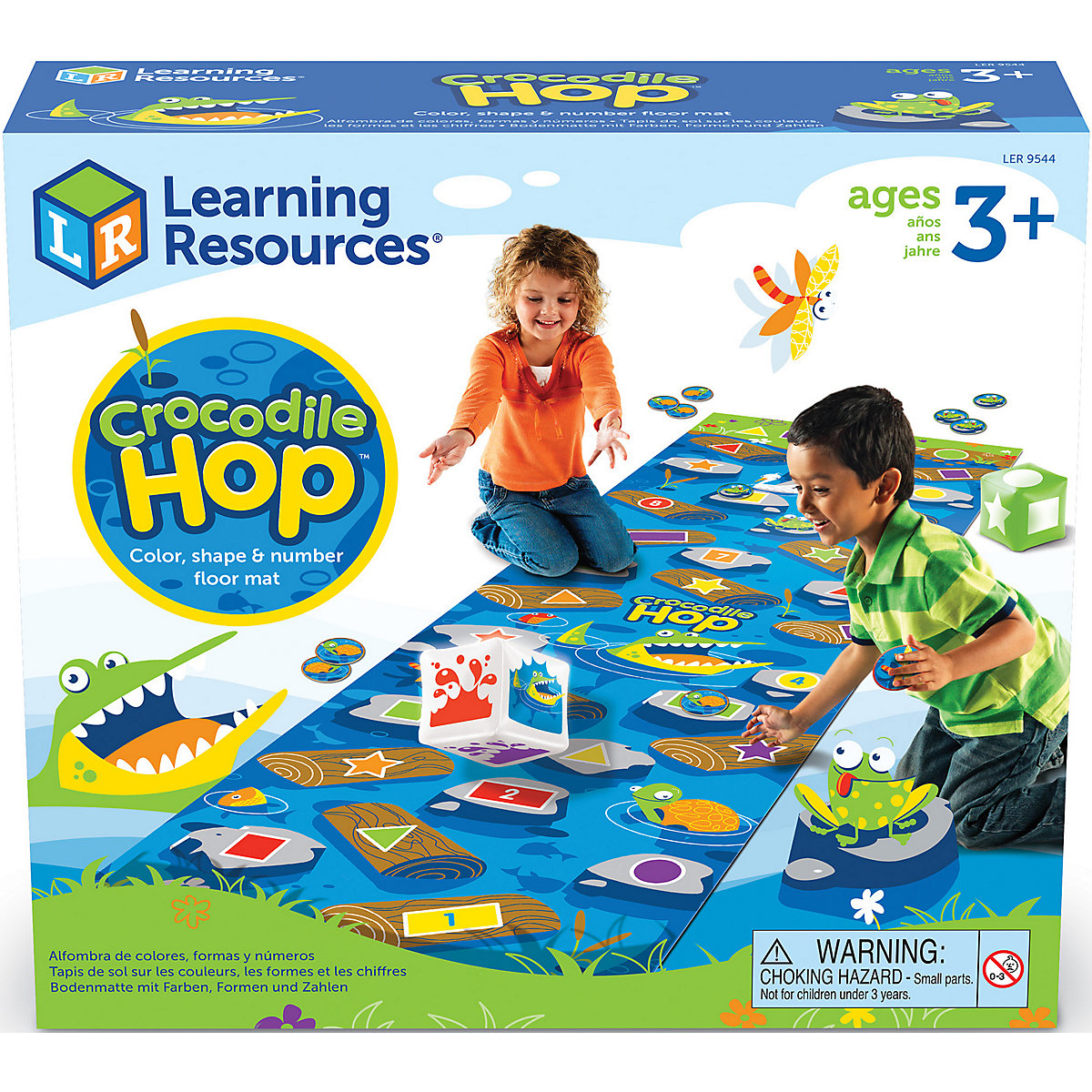 Learning Resources® Crocodile Hop Hüpf- und Lernspaß