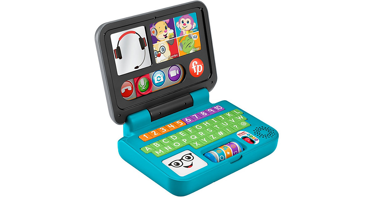 Babyspielzeug: Mattel Fisher-Price Lernspaß Homeoffice Laptop Elektronisches Babyspielzeug (deutsche Edition)