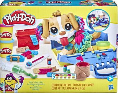 Image of Hasbro F36395L0 - Play-Doh, Tierarzt, Tragebox, Knete-Spielset