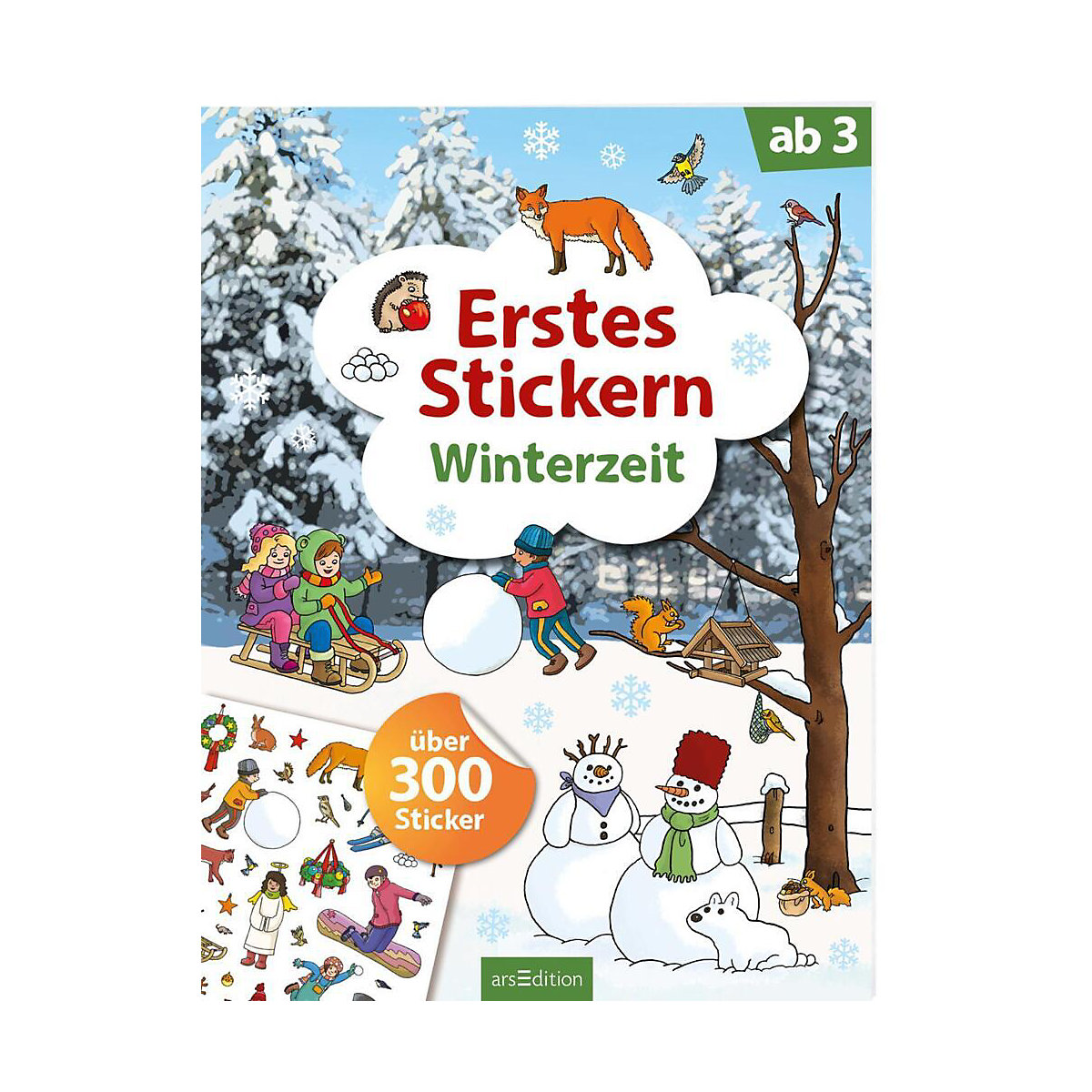 arsEdition Verlag Erstes Stickern Winterzeit