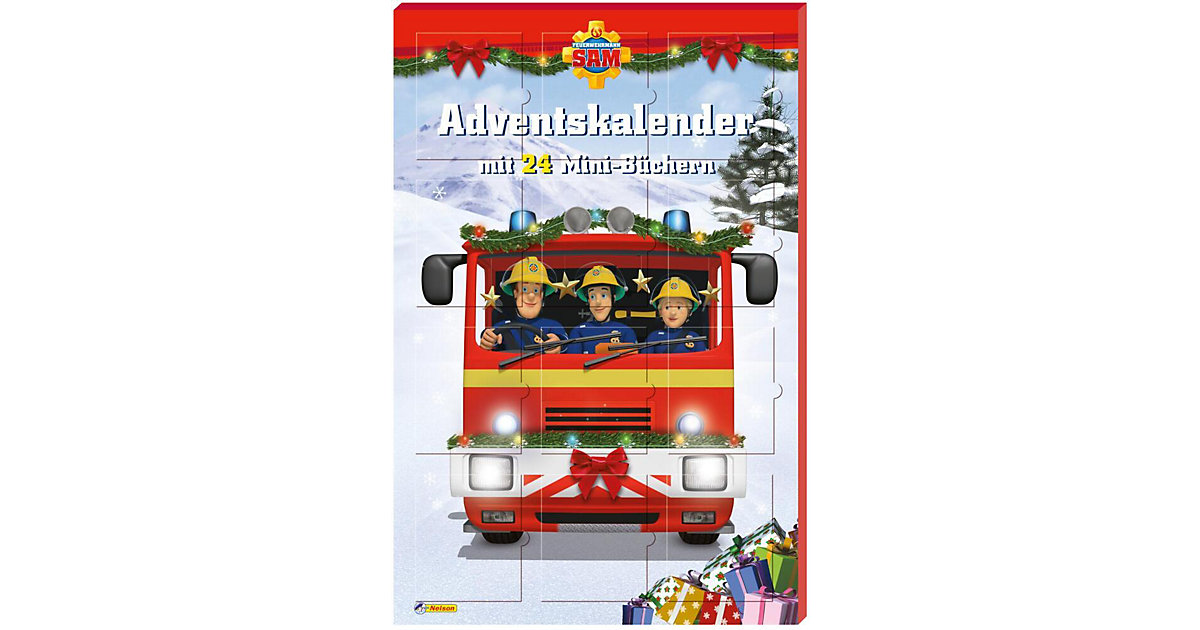 Image of Buch - Feuerwehrmann Sam: Minibuch-Adventskalender