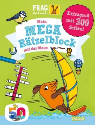 Image of Buch - Frag doch mal ... die Maus!: Mein Mega-Rätselblock mit der Maus