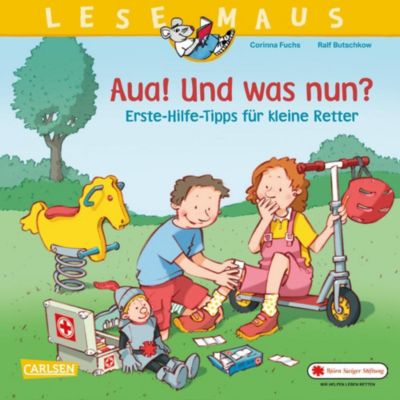 Image of Buch - LESEMAUS 112: Aua! Und was nun? Erste-Hilfe-Tipps kleine Retter Kleinkinder