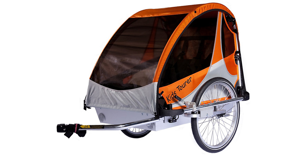 Kid's Touring · Fahrradanhänger Kid´s Tourer L2, orange/silber Kid's Touring · Fahrradanhänger Kid´s Tourer L2, orange/silber