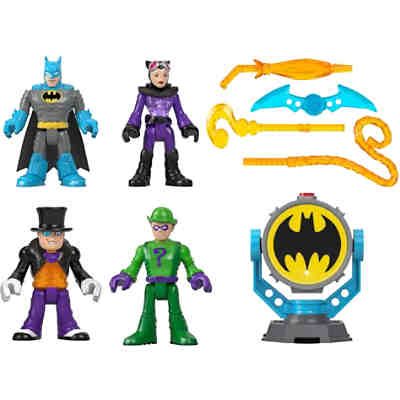 Imaginext DC Super Friends Bat-Tech Bat-Signal Figuren Multipack