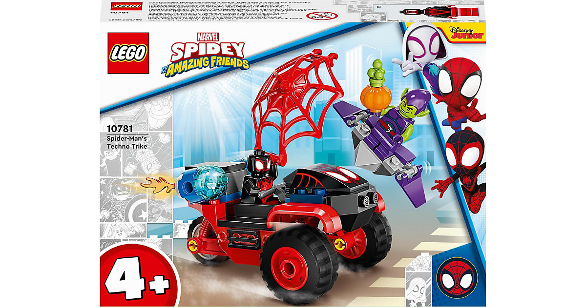 Image of LEGO® 10781 Miles Morales: Spider-Mans Techno-Trike