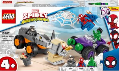 Image of 10782 Marvel Spidey und seine Super-Freunde: Hulks und Rhinos Monster Truck-Duell, Konstruktionsspielzeug