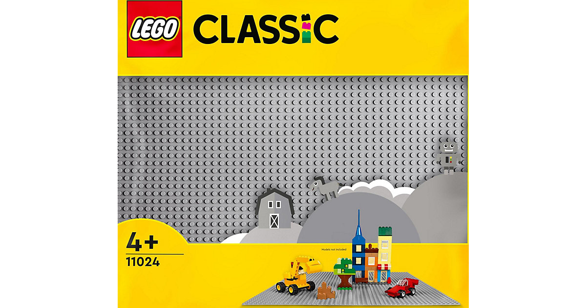 Spielzeug: Lego  Classic 11024 Graue Bauplatte
