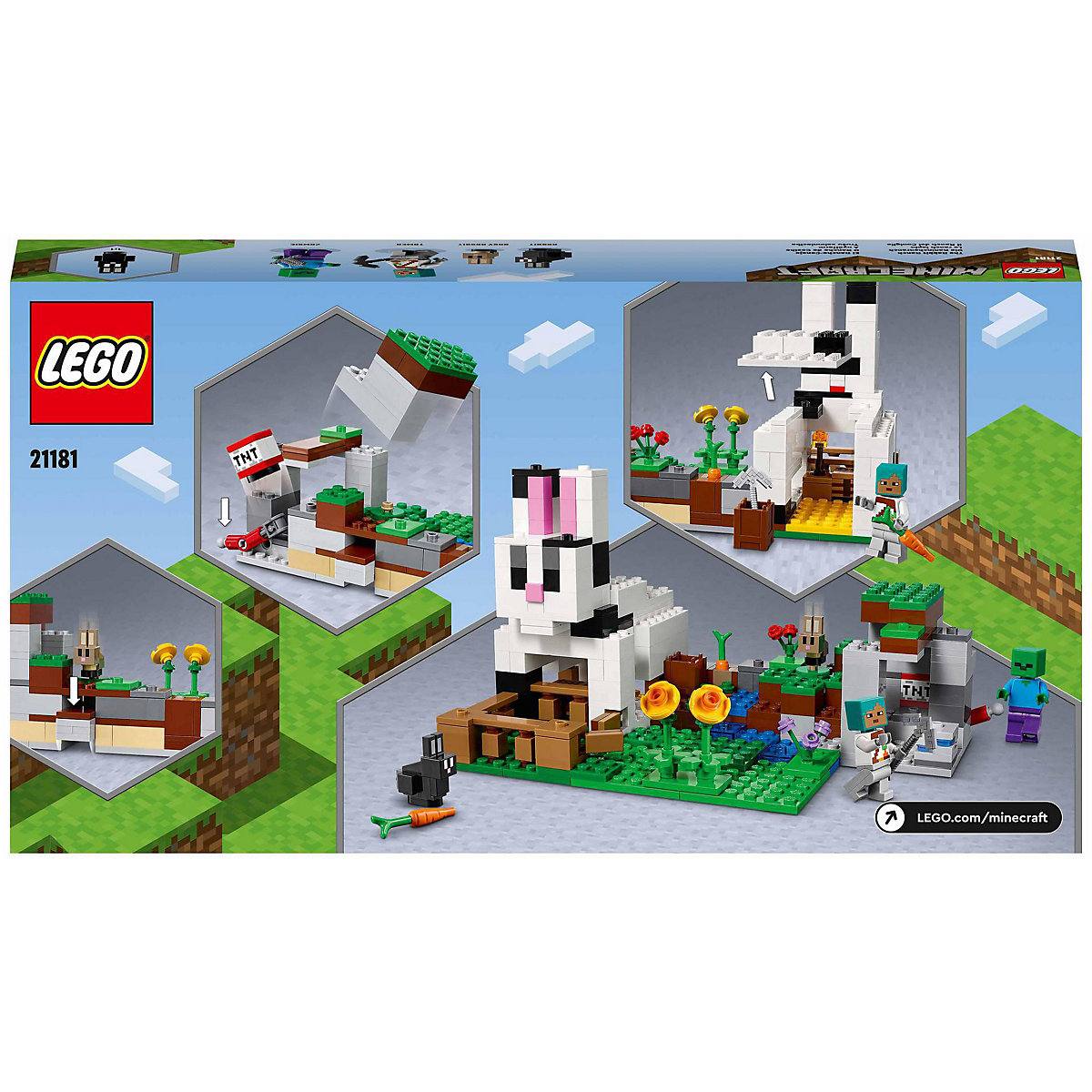 Die Kaninchenranch LEGO® Minecraft 21181 N01/22