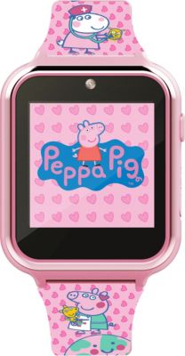 Peppa Pig Wanduhr Uhr Kinderzimmeruhr Analog Kinder Ø25cm Pink 