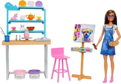 Barbie Wellness Relax &amp; Create Art Studio mit Puppe