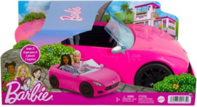 in pink Puppen Zubehör mit Platz für 2 Puppen Cabrio Fahrzeug Barbie DVX59 
