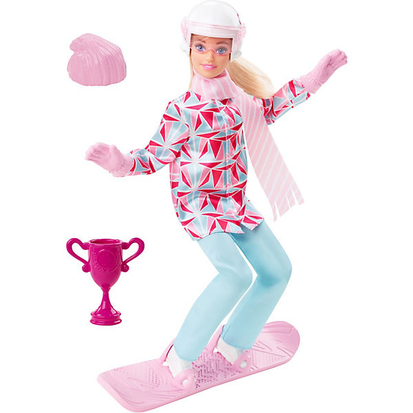 Barbie Snowboarderin Puppe, Barbie Set inkl. Zubehör