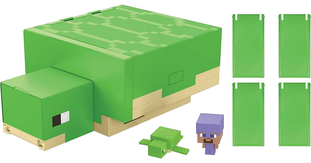 Spielzeug: Mattel Minecraft Minis Turtle Case