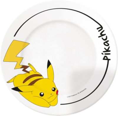 Frühstücksset für Kinder Name Kindergeschirr .. Pokémon Pikachu inkl Teller Müslischale alles-meine.de GmbH 2 * 3 TLG Porzellan / Keramik Geschirrset Trinktasse