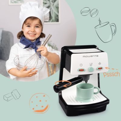Ecoiffier Espresso-Maschine mit Zubehör Kaffeemaschine Kinderküche Kinder NEU 