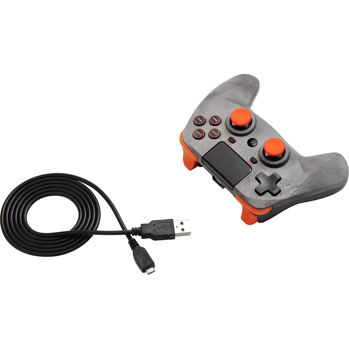 Snakebyte Wireless Game Pad 4 S Rock(Grey Orange)