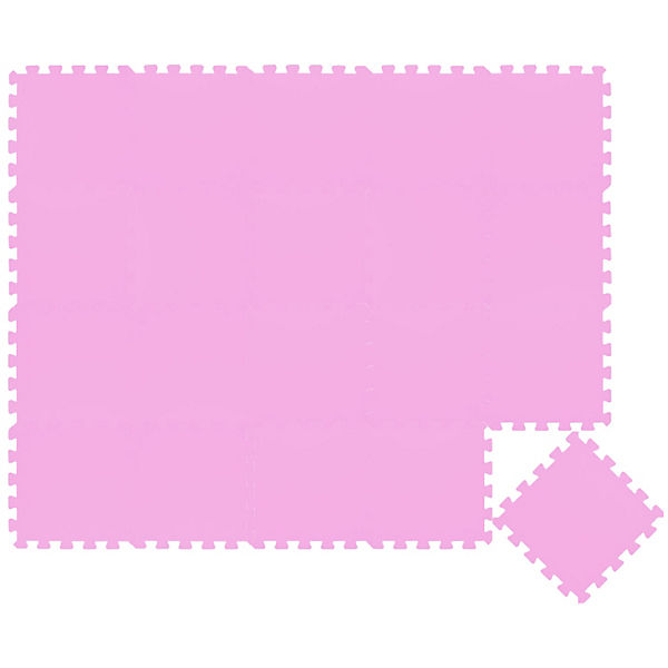 Puzzlematte Uni Pink 20 Teile