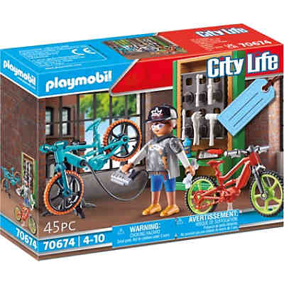 PLAYMOBIL® 70674 Geschenkset 'E-Bike-Werkstatt'