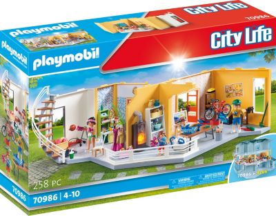 PLAYMOBIL City Life 9457 Hausmeister Kiosk Schule Pause Spielzeug 46 Teile 