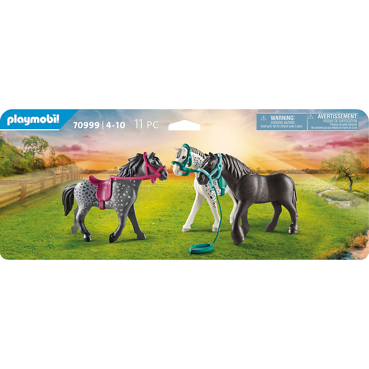 PLAYMOBIL® 70999 3 Pferde: Friese Knabstrupper &amp; Andalusier