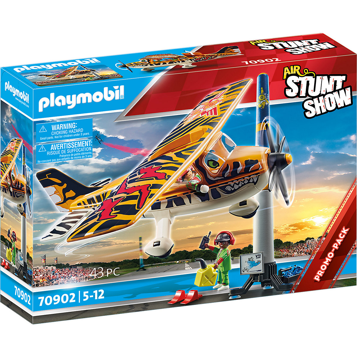 PLAYMOBIL® 70902 Air Stuntshow Propeller-Flugzeug 'Tiger'