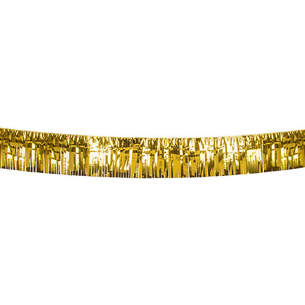 1 Stk Metallic Quastenbanner gold (6 m)