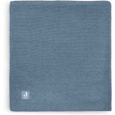 Decke 100 x 150 cm Basic knit jeans blue