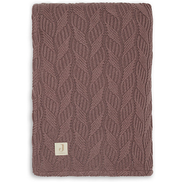 Decke 75 x 100 cm Spring knit chestnut/coral fleece