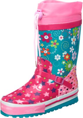 Kinder Gummistiefel Mustermix fuchsia Gr. 25 Mdchen Kleinkinder