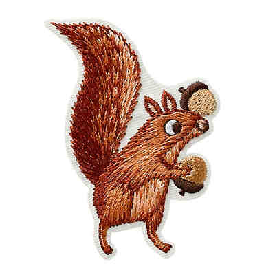 Aufnäher / Bügelbild - Eichhörnchen Tier Nähsets Mini
