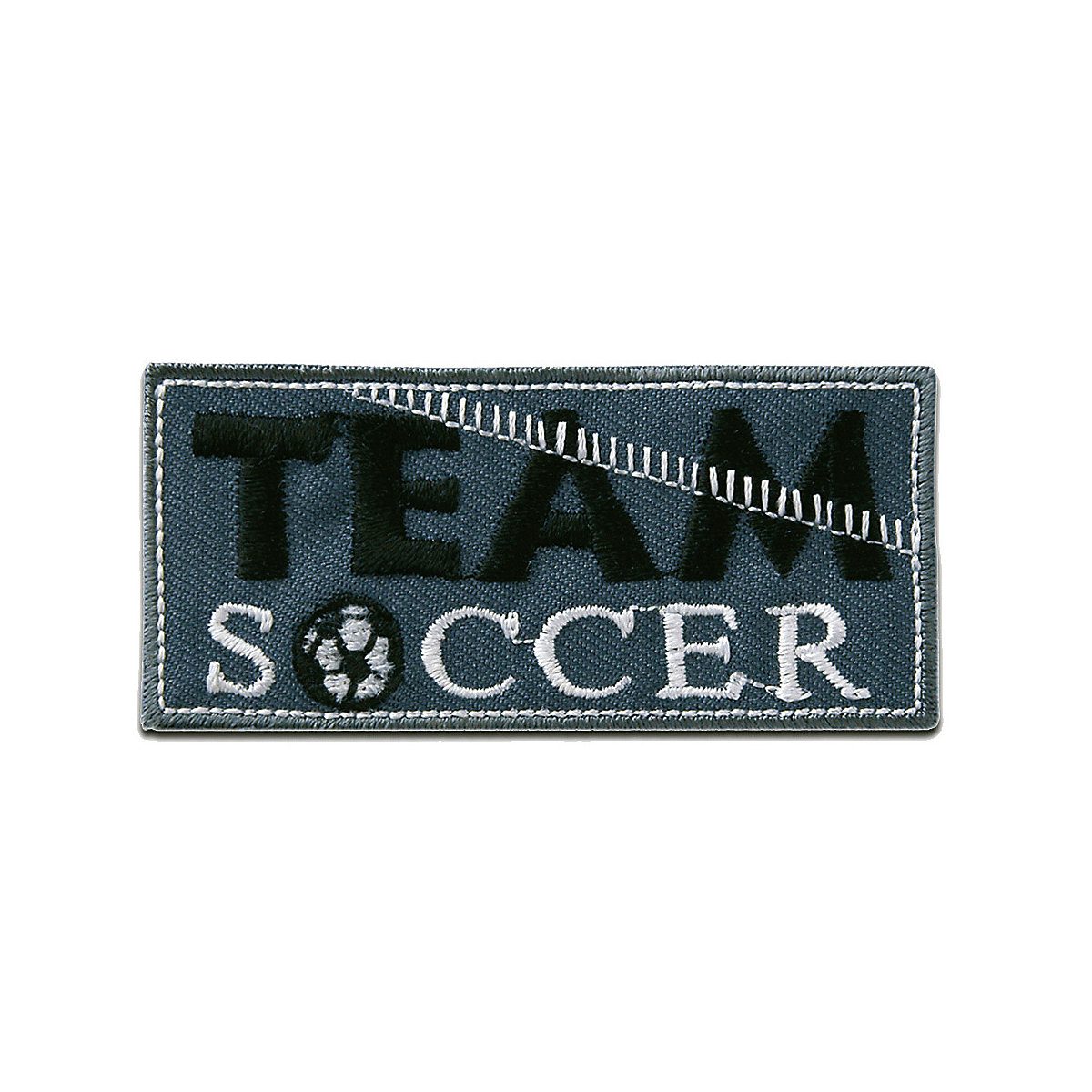 Catch the Patch Aufnäher / Bügelbild Team Soccer Fußball Nähsets für Jungen