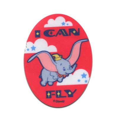 Disney Aufnäher / Bügelbild Dumbo I can fly Elefant Tier Nähsets für Kinder