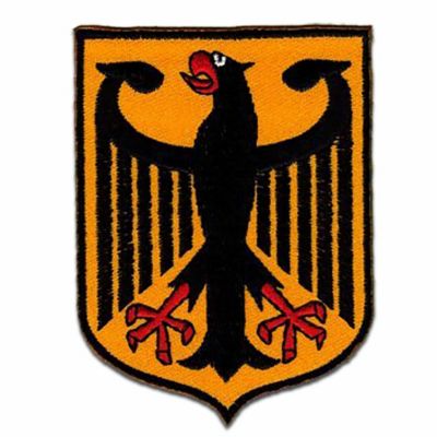 aufnäher gedruckt abzeichen Aufbügel flagge patch fahne deutschland adler 