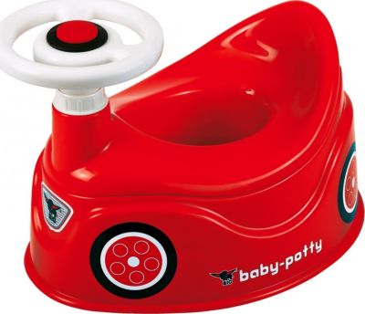 Lerntöpfchen im BIG-Bobby-Car Design mit abnehmbarem Lenkrad BIG-Baby-Potty 