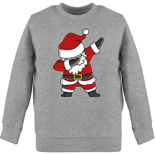 Weihnachten Kinder Geschenk Christmas - Kinder Sweatshirt Pullover für Jungen und Mädchen - Dabbing Weihnachtsmann - Sweatshirts für Kinder