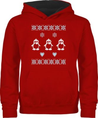 Unisex Baby Pullover Weihnachten Norweger rot 
