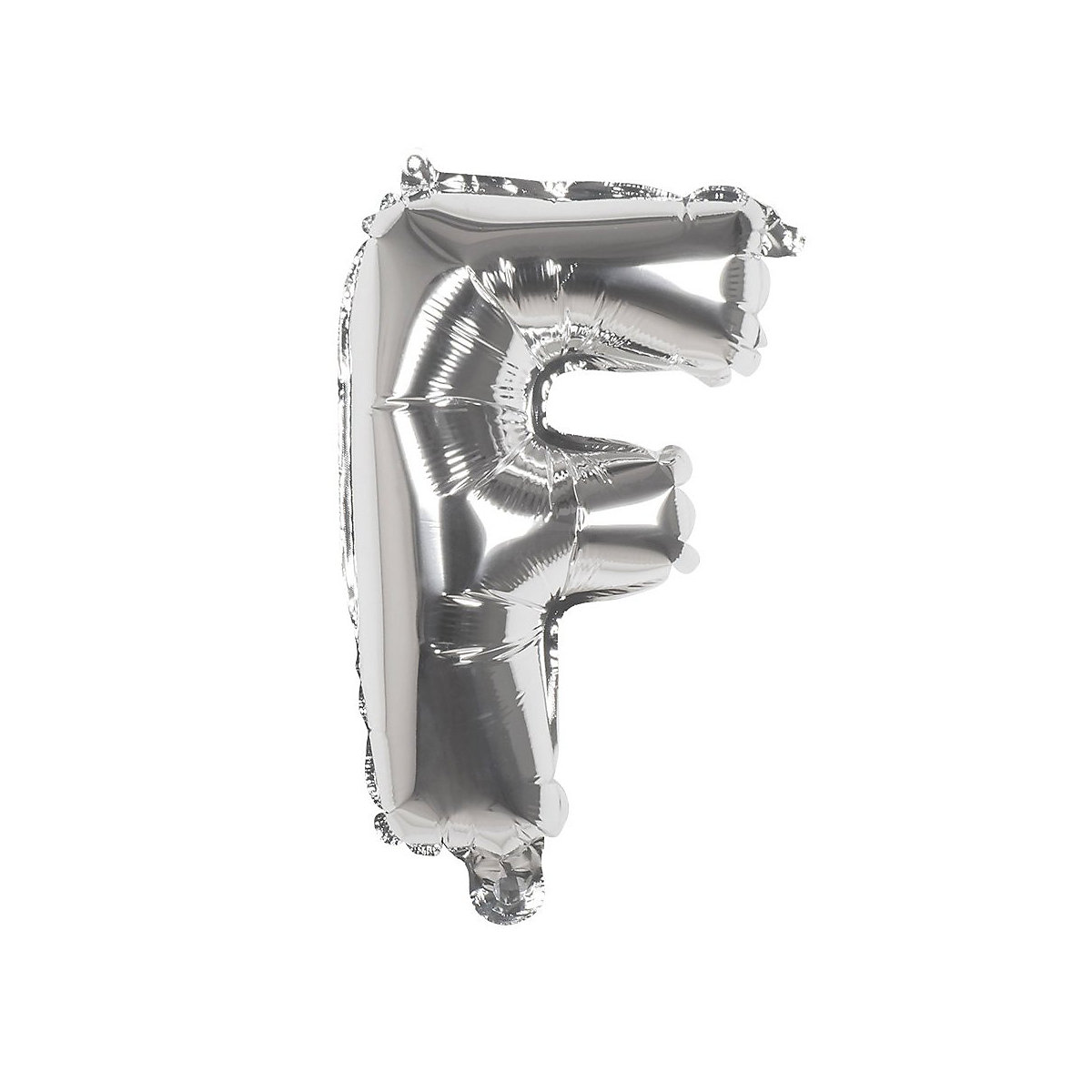 Boland Folienballon F silber 36 cm Boland Folienballon F silber 36 cm