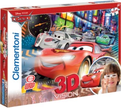 Puzzle Magic 3D 104 Teile - Cars 2: The fastest crew