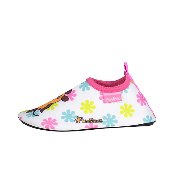 Barfuß-Schuh DIE MAUS Blumen Badeschuhe für Mädchen